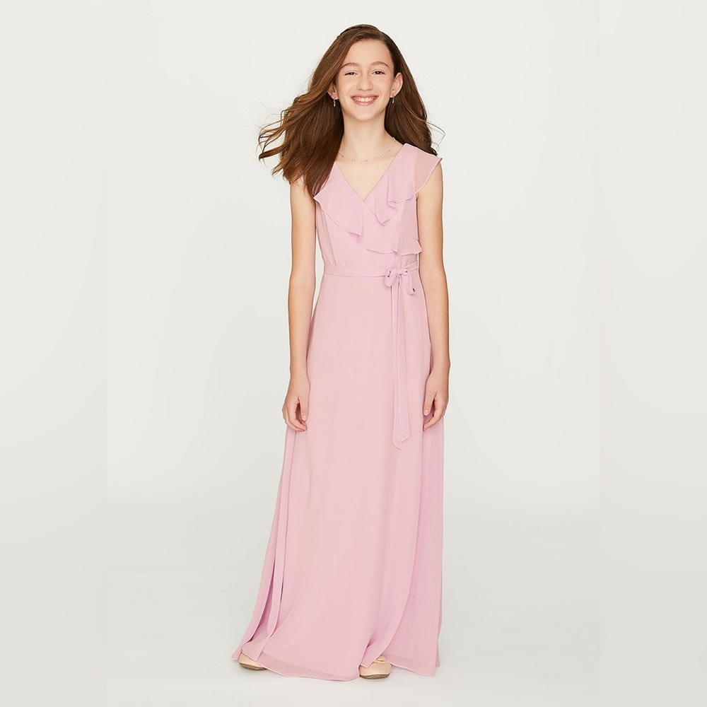 Mori Lee Jr Bridesmaid Dress - Bordeaux Sz 6